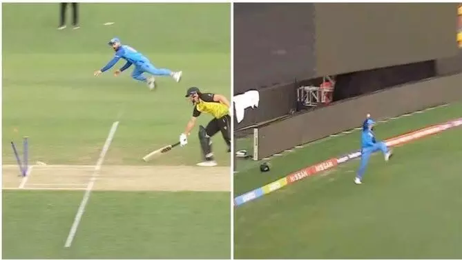 T20 વર્લ્ડ કપ : કોહલીએ હવામાં ઉડીને એક હાથે કર્યું જાદુ, આશ્ચર્યચકિત ઓસ્ટ્રેલિયન ખેલાડીઓએ પણ તાળીઓ પાડી, જુઓ VIDEO