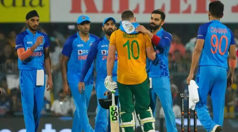 IND vs SA : T20 વર્લ્ડ કપમાં ભારત દક્ષિણ આફ્રિકા સામે 13 વર્ષ પછી હાર્યું, પાકિસ્તાન માટે સેમિફાઇનલમાં પહોંચવું મુશ્કેલ.!