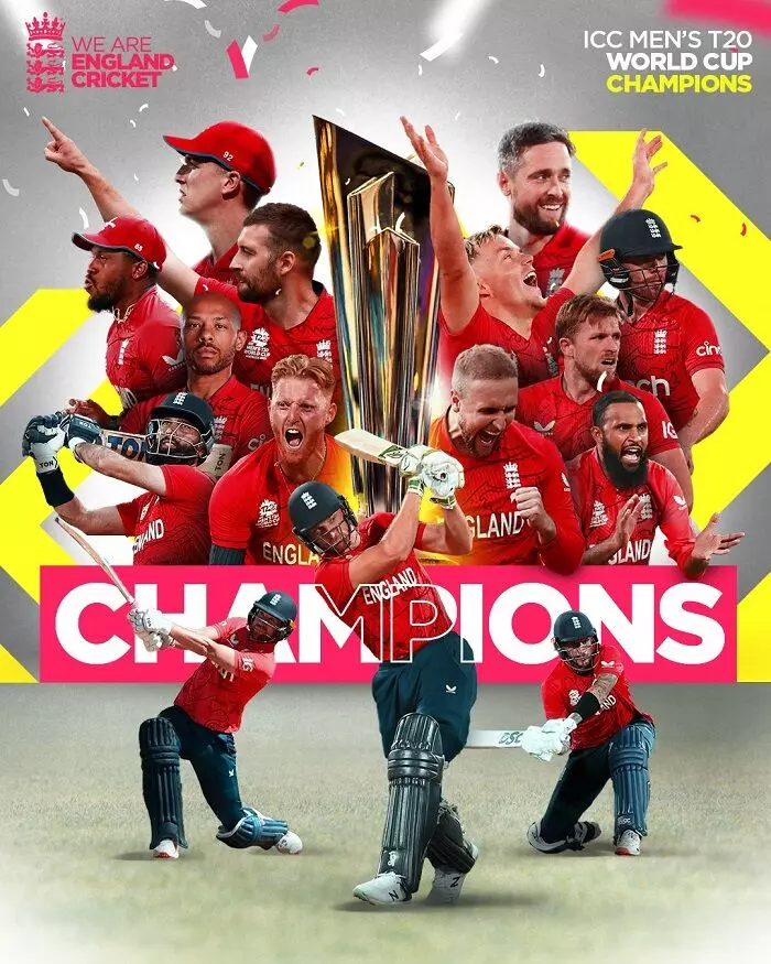 T20 વર્લ્ડ કપ, PAK vs ENG Final : ઈંગ્લેન્ડ પાકિસ્તાનને હરાવી બન્યું T20 ચેમ્પિયન, મેલબોર્નમાં 30 વર્ષ જૂના બદલો લીધો.!