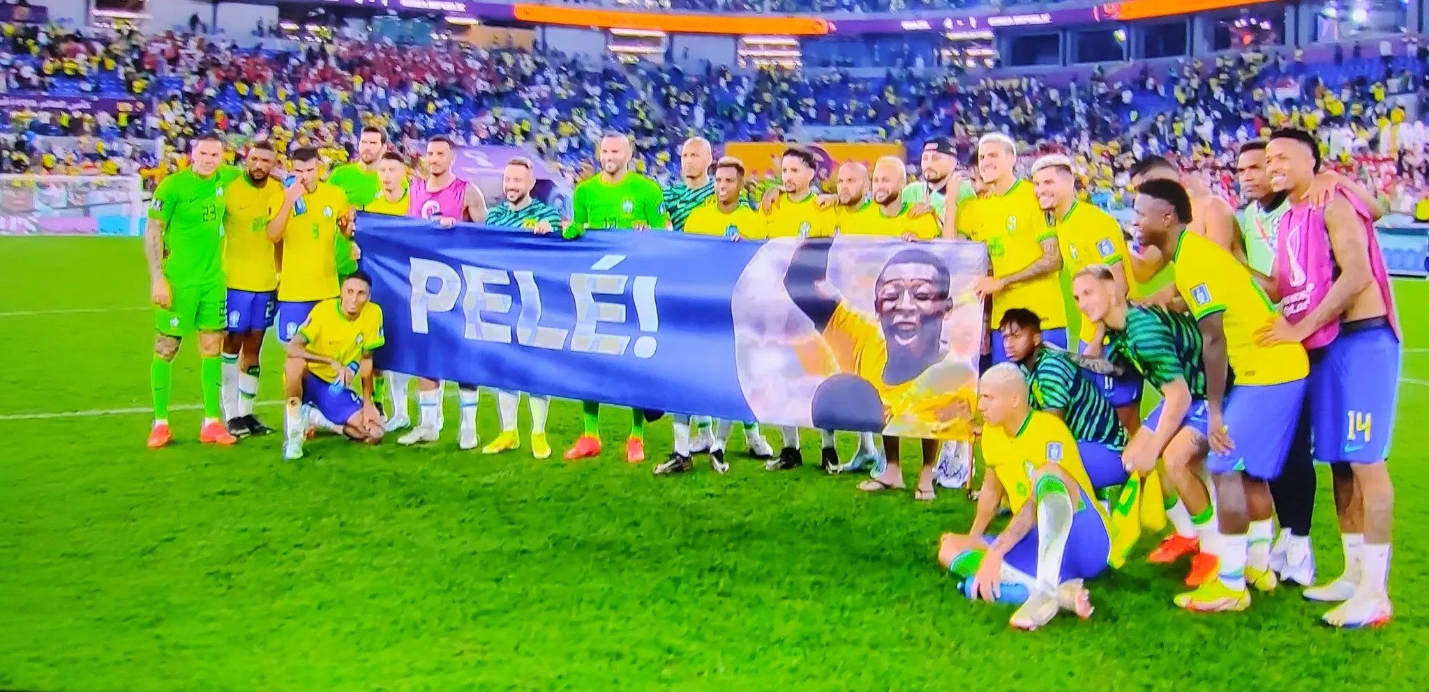 બ્રાઝિલના ખેલાડીઓએ લિજેન્ડ પેલેને જીત સમર્પિત કરી, દક્ષિણ કોરિયાને 4-1થી હરાવ્યું