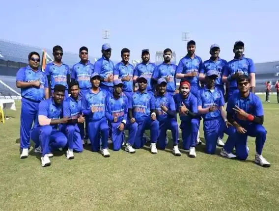 ભારતીય ક્રિકેટ ટીમે રચ્યો ઇતિહાસ, બાંગ્લાદેશને હરાવી નેત્રહીન T20 વર્લ્ડકપ