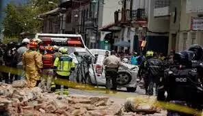 દક્ષિણ અમેરિકાના ઇક્વાડોરમાં 6.8 તીવ્રતાના ભૂકંપના આંચકા અનુભવાયા, 12 લોકોના મોત