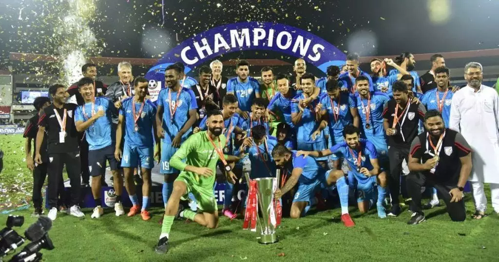ભારત ફૂટબોલ ટીમે રચ્યો ઇતિહાસ, ઈન્ટરકોન્ટિનેન્ટલ કપની ફાઇનલમાં લેબનોનને 2-0થી હરાવી બીજી વખત ટાઈટલ પોતાના નામે કર્યું
