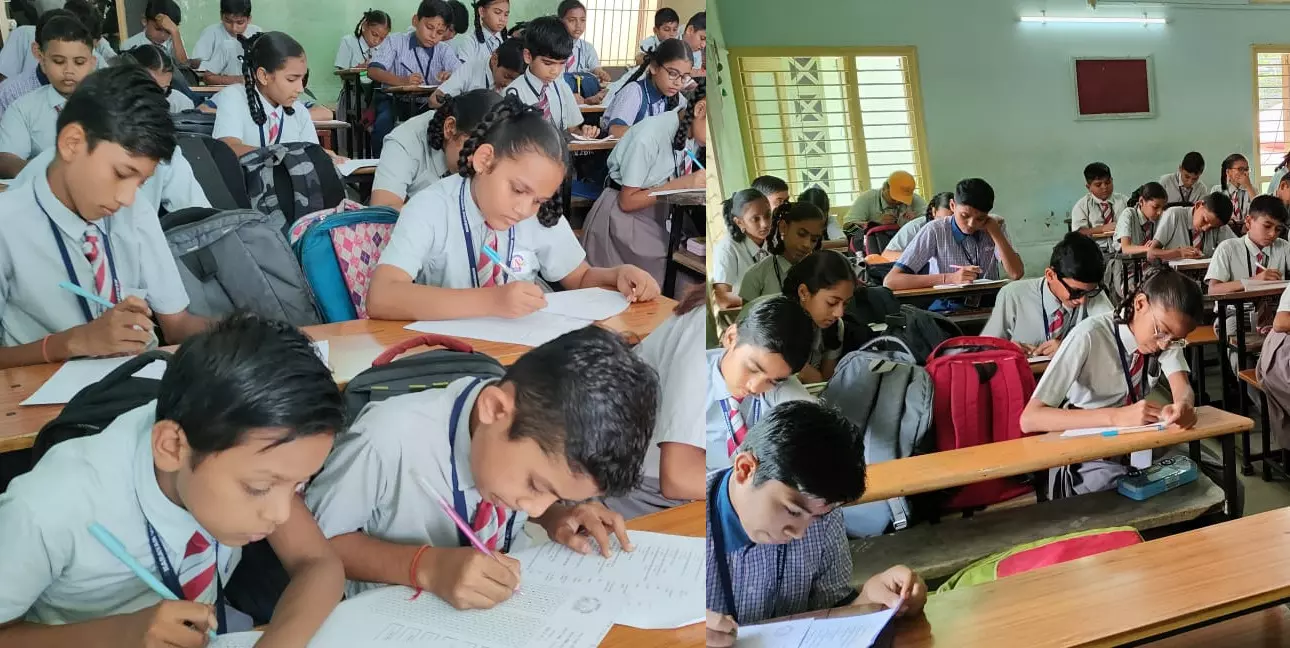 ભરૂચ: ભારત વિકાસ પરિષદ ભૃગુભૂમિ શાખા દ્વારા ભારત કો જાનો પરીક્ષા યોજાય,3 હજાર વિદ્યાર્થીઓ જોડાયા