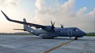 ભારતીય વાયુસેનાનું પ્રથમ C-295 ટ્રાન્સપોર્ટ એરક્રાફ્ટ વડોદરાના એરફોર્સ સ્ટેશન પર થયું લેન્ડ