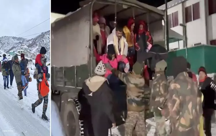 સિક્કિમમાં ઊંચાઈવાળા વિસ્તારોમાં ભારે હિમવર્ષા, ભારતીય સેના બની દેવદૂત, 500 થી વધુ પ્રવાસીઓને બચાવ્યા