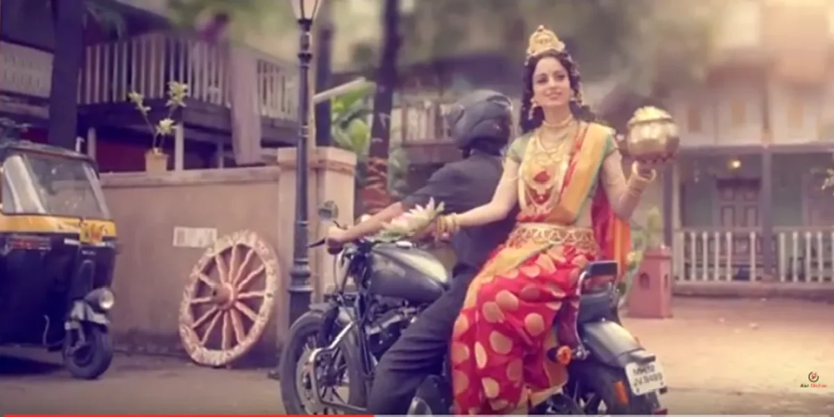 સ્વચ્છ ભારત મિશન અભિયાન માટે કંગના બની લક્ષ્મી દેવી!