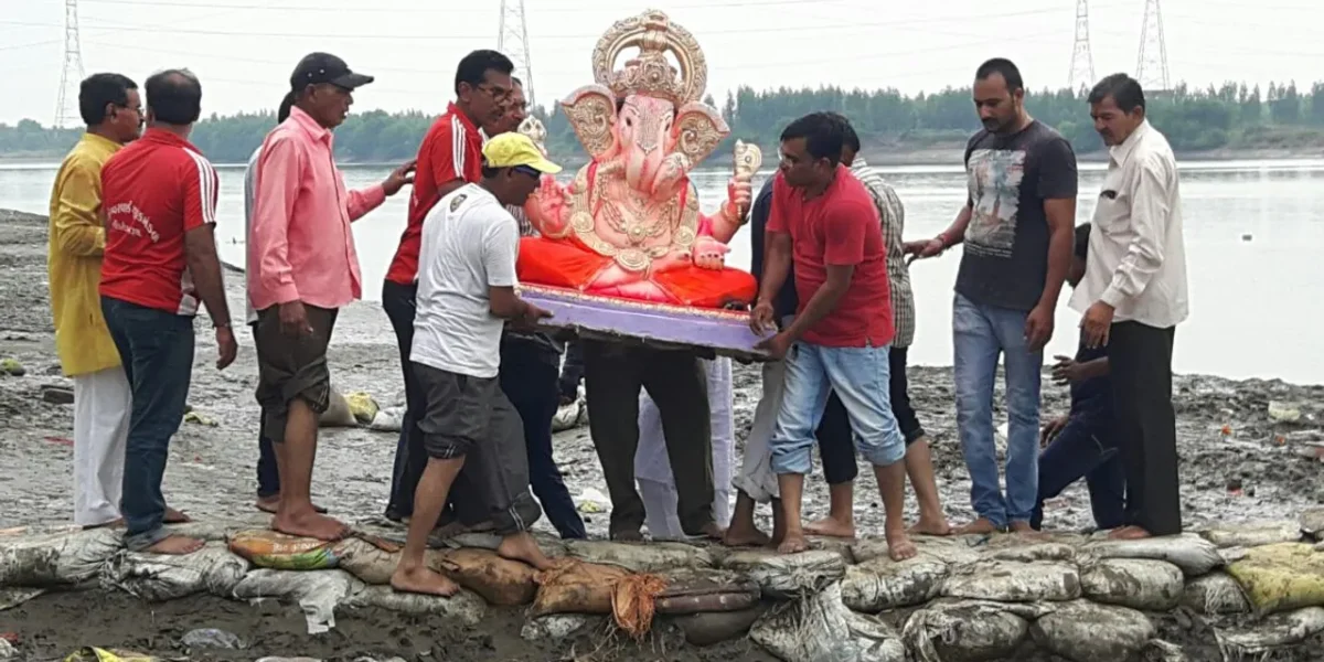 ભરૂચ જિલ્લામાં વિસર્જન માં સાક્ષી બન્યા મેઘરાજા