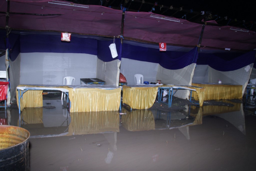 ભરૂચ જીલ્લામાં વરસાદે બોલાવી રમઝટ, ગરબા મેદાનોમાં પાણી ભરાયા