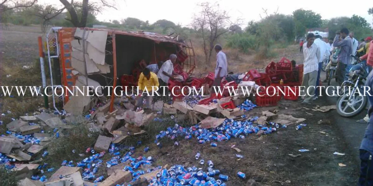 આમોદ નજીક પેપ્સી ભરેલ ટેમ્પો પલટતા એકનું મોત