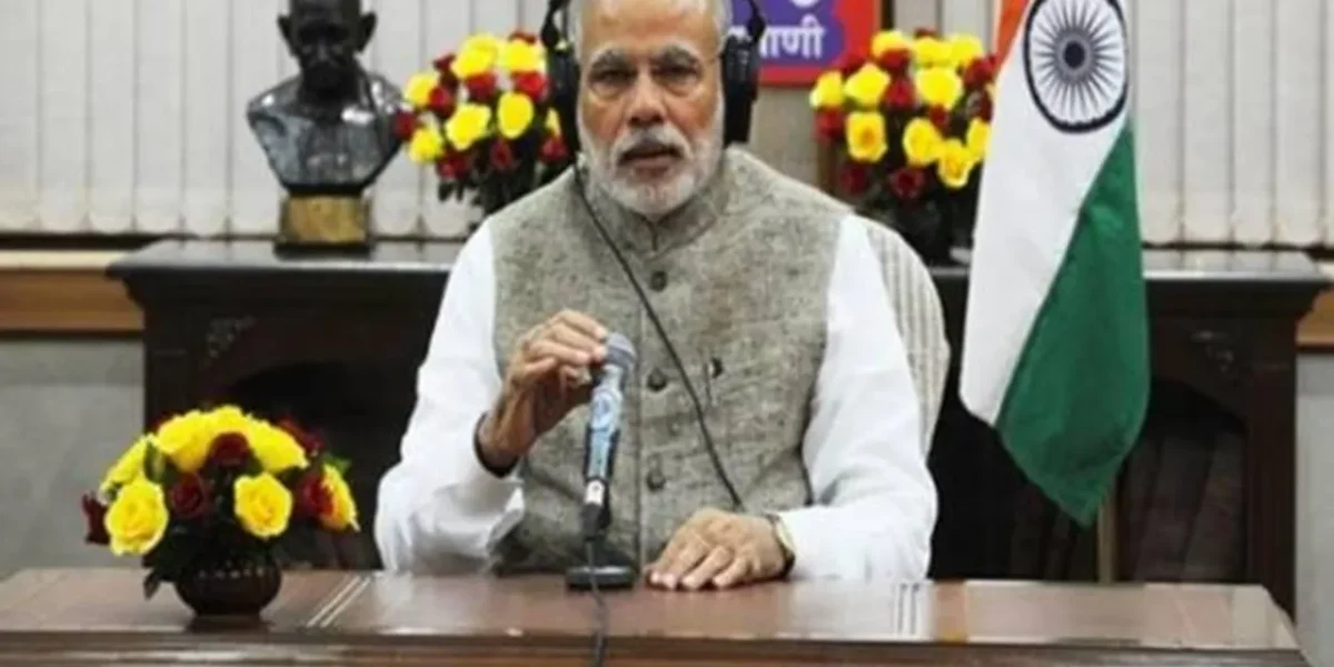 દેશવાસીઓને રેડિયો કાર્યક્રમથી સંબોધન કરતા પીએમ મોદી