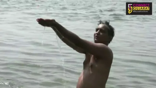 અધિકમાસની અમાસે નર્મદા સ્નાનું અનેરૂં મહત્વ, પોઈચા ખાતે ભક્તોની જામી ભીડ