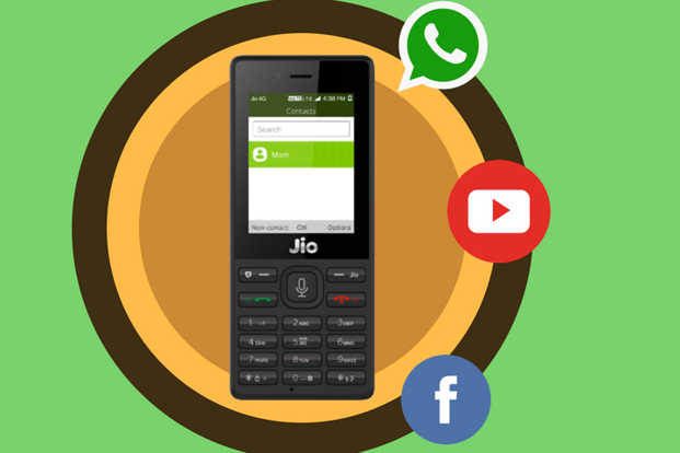 જિયોફોન ભારતમાં સૌથી વધુ વેચાતો ફોન બન્યો, હવે  તેમાં વોટ્સએપનું આગમન