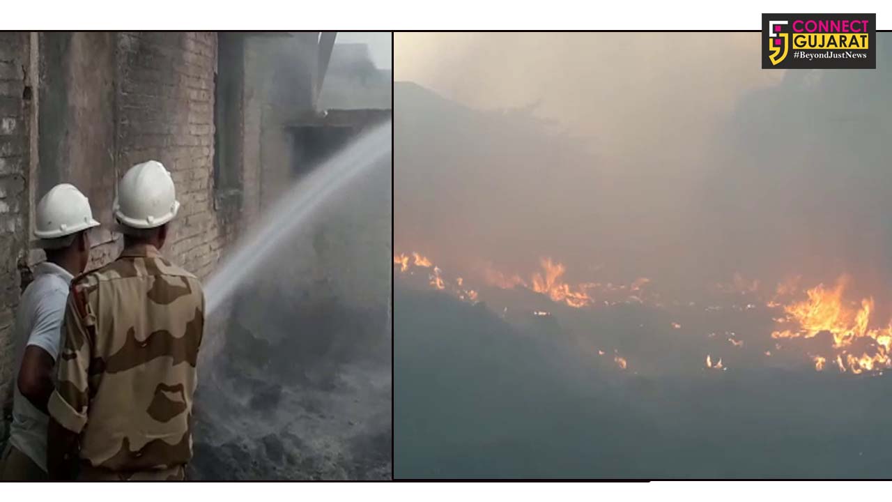 પાલેજ : GIDCમાં આવેલા ખુલ્લા પ્લોટમાં લાગી ભીષણ આગ