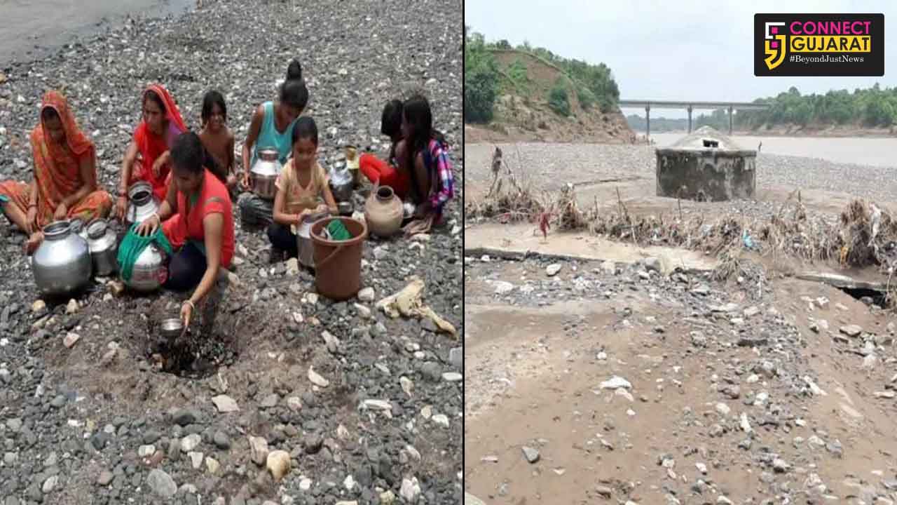 ગુજરાતમાં ચારેબાજુ પૂરની સ્થિતિ વચ્ચે પુરા ૨૬ ગામોમાં સર્જાઇ પીવાના પાણીની સમસ્યા