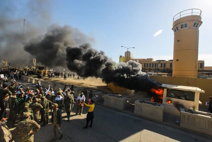 ઈરાક: સુલેમાનીના મોત બાદ વધુ એક હુમલો, બગદાદમાં અમેરિકી દૂતાવાસ નજીક છોડાયા રોકેટ