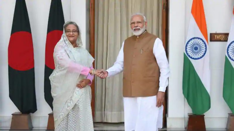 ભારતના PM નરેન્દ્ર મોદી અને બાંગ્લાદેશના PM શેખ હસીનાએ ચિલ્હાટી-હલ્દીવાડી રેલ લિંકનું ઉદ્ઘાટન કર્યું
