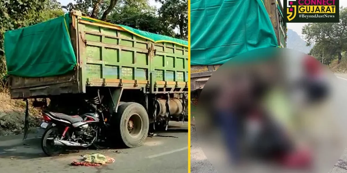 ભરૂચ : અસનાવી ગામ નજીક માર્ગ વચ્ચે ઊભેલી ટ્રક પાછળ બાઈક ભટકાતાં 1 યુવાનનું ઘટના સ્થળે મોત