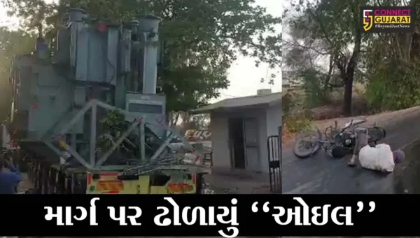 ભરૂચ: ઓસારા જતા માર્ગ પર ઓઇલ ઢોળાયુ; બાઇક સ્લીપ થતાં ચાલક ઇજાગ્રસ્ત