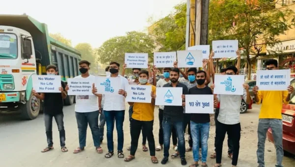 અંકલેશ્વર: વિશ્વ જળ દિવસ નિમિત્તે યુવાનો દ્વારા જન જાગૃતિ કાર્યક્રમ યોજાયો