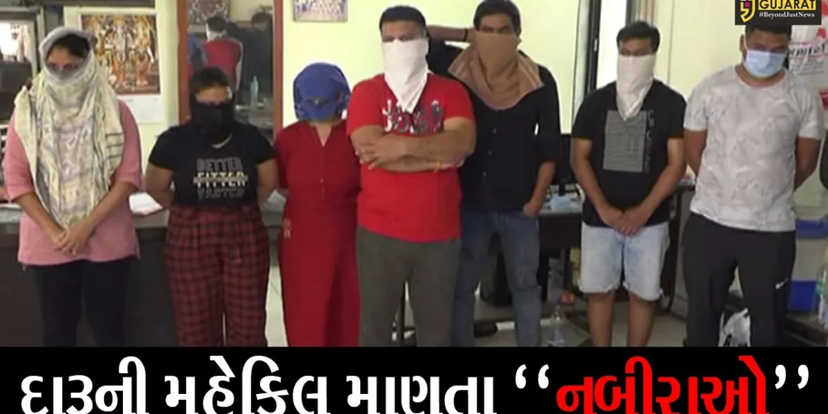સુરત: દારૂની મહેફિલ માણી રહેલા 3 મહિલા સહીત 10 લોકોની પોલીસે કરી ધરપકડ