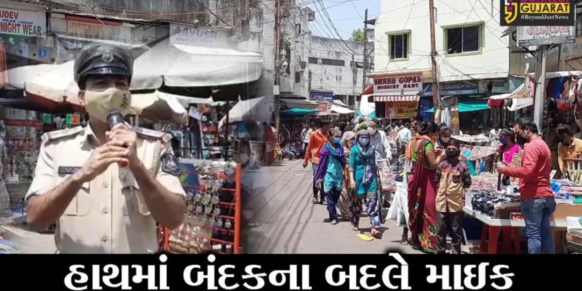વડોદરા : મંગળબજારમાં પહોંચી PI સહિતની ટીમ, જુઓ પછી વેપારીઓ સાથે શું કર્યું