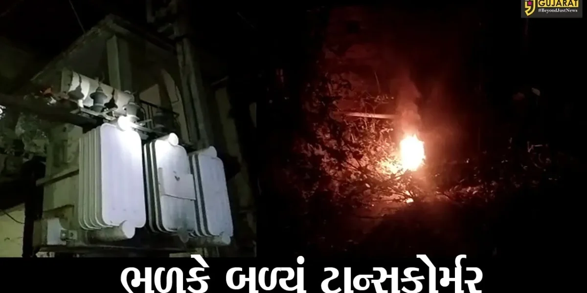 ભરૂચ : પાલેજમાં ટ્રાન્સફોર્મરમાં લાગી આગ, જુઓ પછી લોકોના હાલ કેમ થયાં બેહાલ …