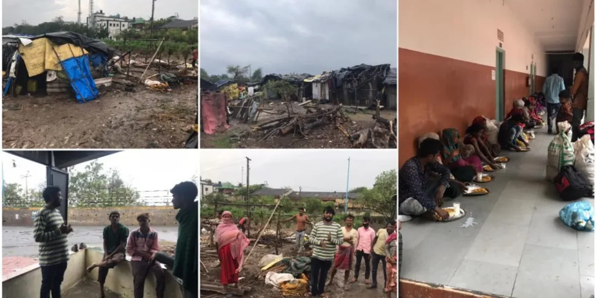 અંકલેશ્વર : તાઉતે વાવાઝોડાના સમયે મહેકી માનવતાની મહેક, શ્રમિકોને વિનામુલ્યે અપાયું ભોજન