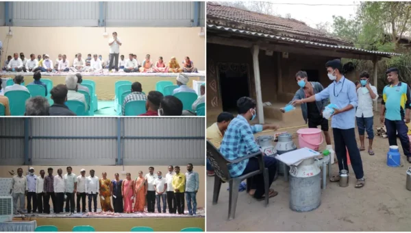 ભરૂચ: ચાસવડ દુધ ડેરીની વ્યવસ્થાપક સમિતિએ ૮૦૦૦ દુધ ઉત્પાદકોને માસ્ક-સેનેટાઇઝરનું વિતરણ કર્યું