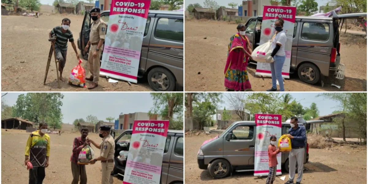 ભરૂચ: ઝઘડીયાના વિવિધ ગામોમાં દેસાઈ ફાઉન્ડેશન ટ્રસ્ટ દ્વારા જરૂરિયાતમંદ લોકોને અનાજ કિટનું વિતરણ કરાયું