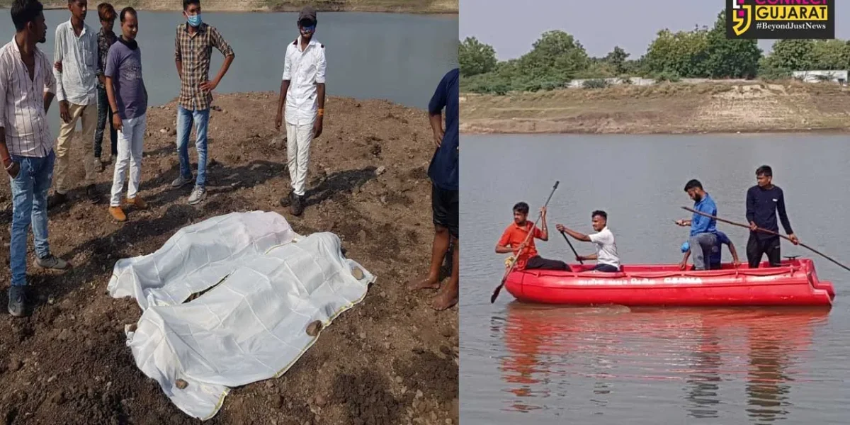 પંચમહાલ : હાલોલના ફાંટા તળાવમાં ડૂબી જવાથી બે ભાઇઓ સહિત 4 ના મોત