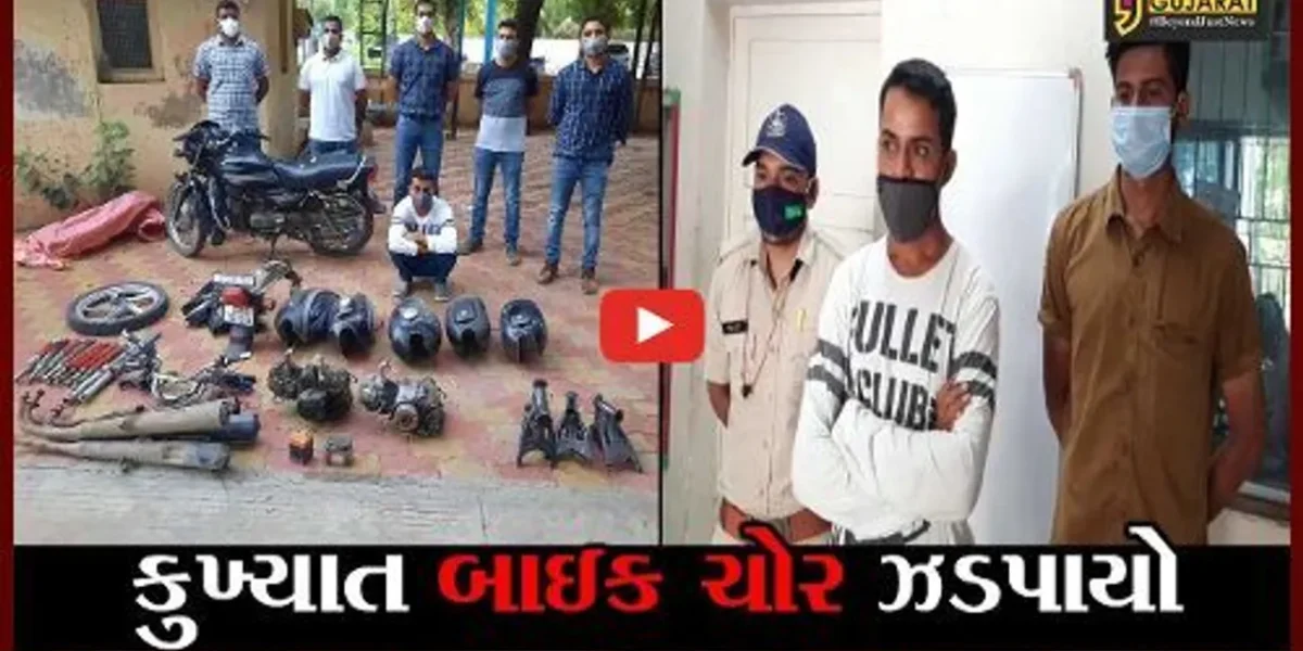 ભરૂચ: ક્રાઇમ બ્રાન્ચે રીઢા બાઇક ચોરની કરી ધરપકડ