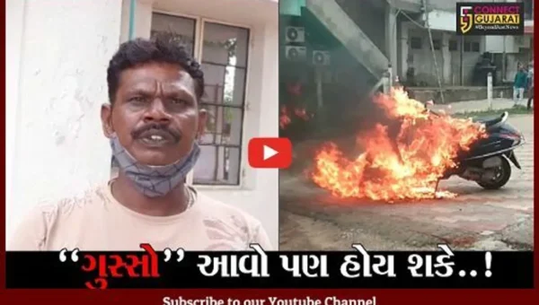 સાબરકાંઠા : હોન્ડાના શો-રૂમ આગળ જ મોપેડ માલિકે એક્ટિવા સળગાવ્યું