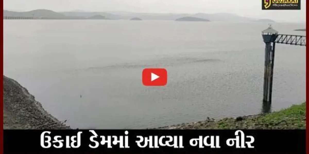 તાપી: દક્ષિણ ગુજરાતની જીવાદોરી સમાન ઉકાઈ ડેમમાં નવા નીરની આવક