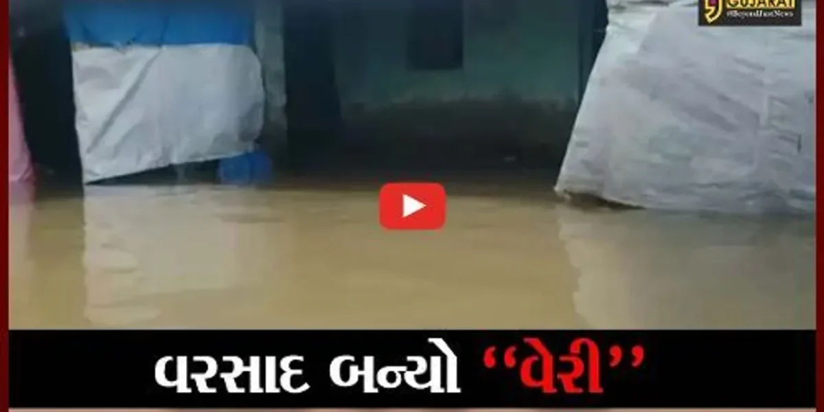 સુરત : કુદસદ ગામના અનેક વિસ્તારો જળબંબાકાર, ઘુંટણસમા પાણીથી ઘરવખરી પીલળી ગઇ