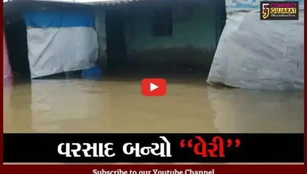 સુરત : કુદસદ ગામના અનેક વિસ્તારો જળબંબાકાર, ઘુંટણસમા પાણીથી ઘરવખરી પીલળી ગઇ