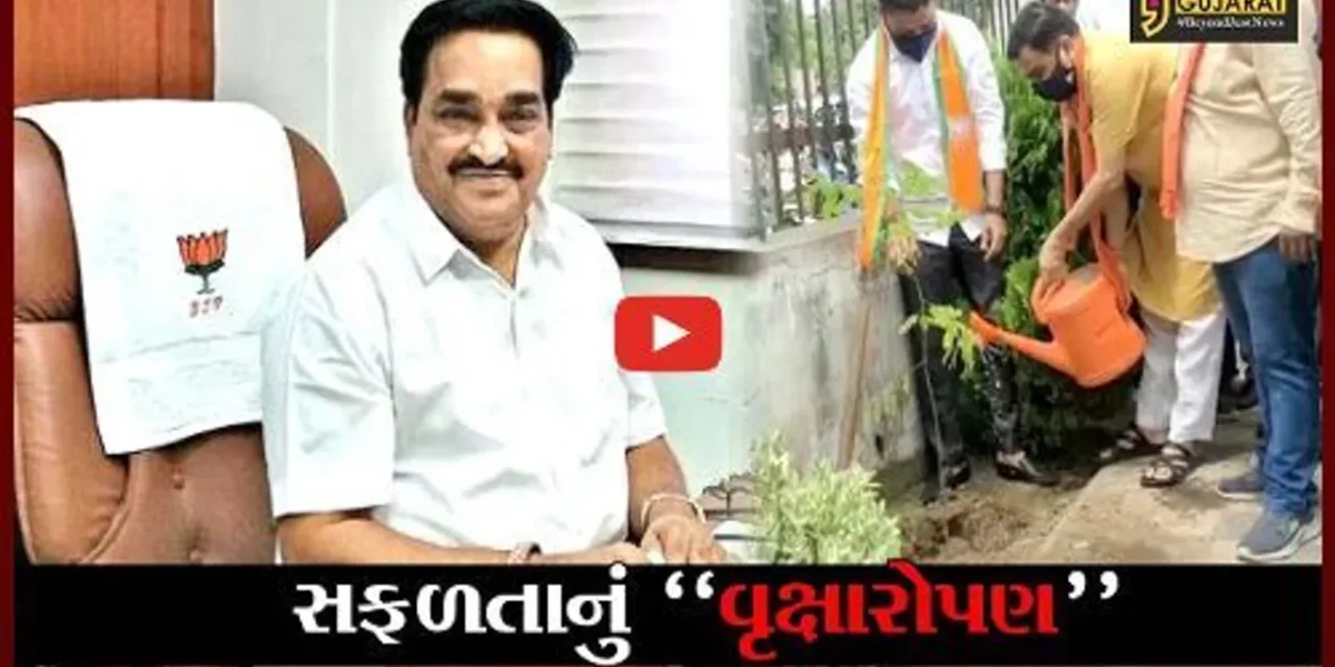 ભરૂચ : પેજ સમિતિના પ્રણેતા સી.આર.પાટીલના કાર્યકાળનું 1 વર્ષ પૂર્ણ, ભાજપ દ્વારા વૃક્ષારોપણ કરાયું
