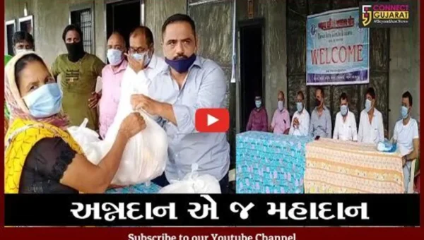 ભરૂચ : સામલોદ ગામે ગરીબ પરિવારોને અનાજની કીટનું કરાયું વિતરણ