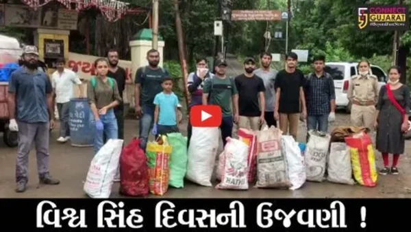 જૂનાગઢ: વિશ્વ સિંહ દિવસની અનોખી ઉજવણી, જુઓ સેવા કાર્ય