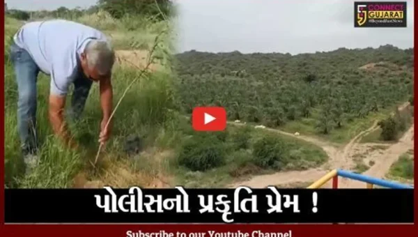 કરછ: ભુજના નિવૃત્ત પોલીસ અધિકારીનો પ્રકૃતિ પ્રેમ, વાવ્યા 10 હજાર વૃક્ષ