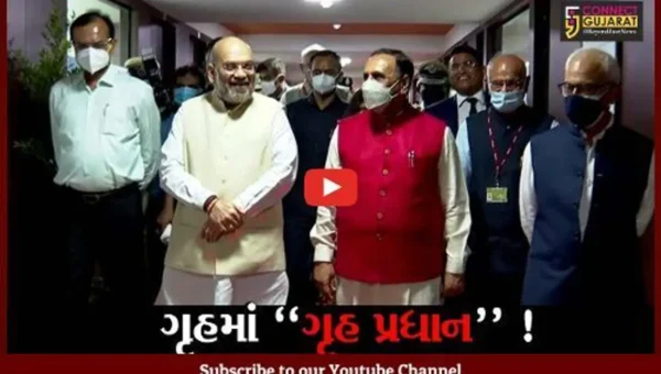 અમદાવાદ: કેન્દ્રિય ગૃહ પ્રધાન અમિત શાહ ગુજરાતની મુલાકાતે, એરપોર્ટ પર કરાયુ ભવ્ય સ્વાગત
