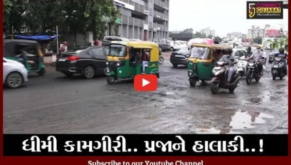 અમદાવાદ: મેટ્રો ટ્રેનની ધીમી કામગીરીથી જનતાને હાલાકી; 90 જગ્યા પર રોડ અને ડ્રેનેજ લાઈનને નુકસાન