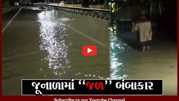 જુનાગઢ : નગીચાણામાં જળ બંબાકારની સ્થિતિ, વરસાદી પાણી ફરી વળતાં ઘરવખરીને મોટું નુકશાન