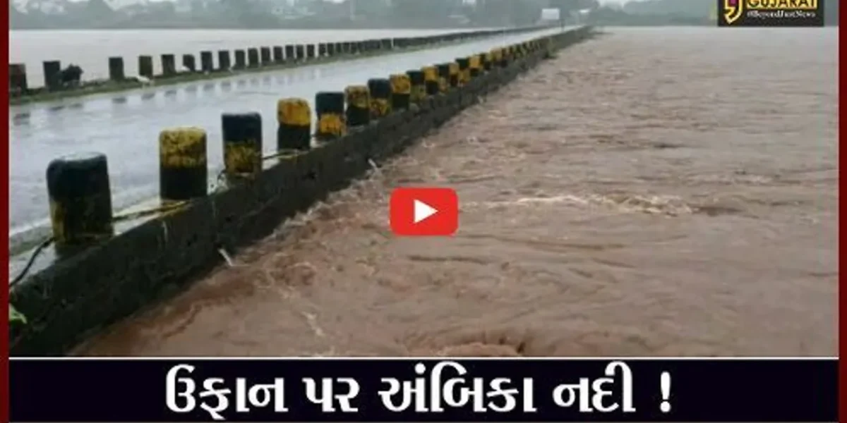 નવસારી: અંબિકા નદી ભયજનક સપાટી નજીક, 28 ગામોમાં એલર્ટ