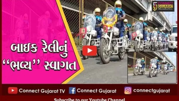 ભરૂચ : કચ્છથી કેવડીયા નીકળેલી બાઇક રેલી “ભૃગુકચ્છ” પહોચી, ભવ્ય સ્વાગત કરાયું