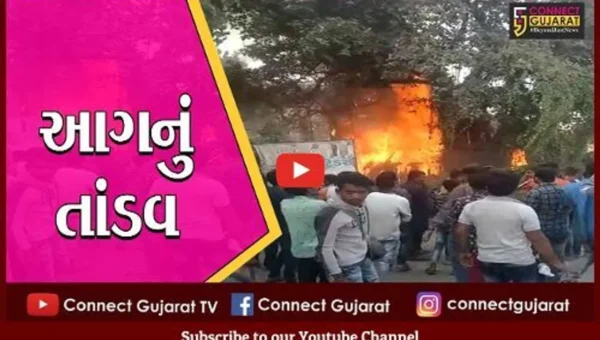 રાજપીપળા : ઓફિસ અને ગોડાઉનમાં લાગી ભીષણ આગ, સદનસીબે કોઇ જાનહાનિ નહિ