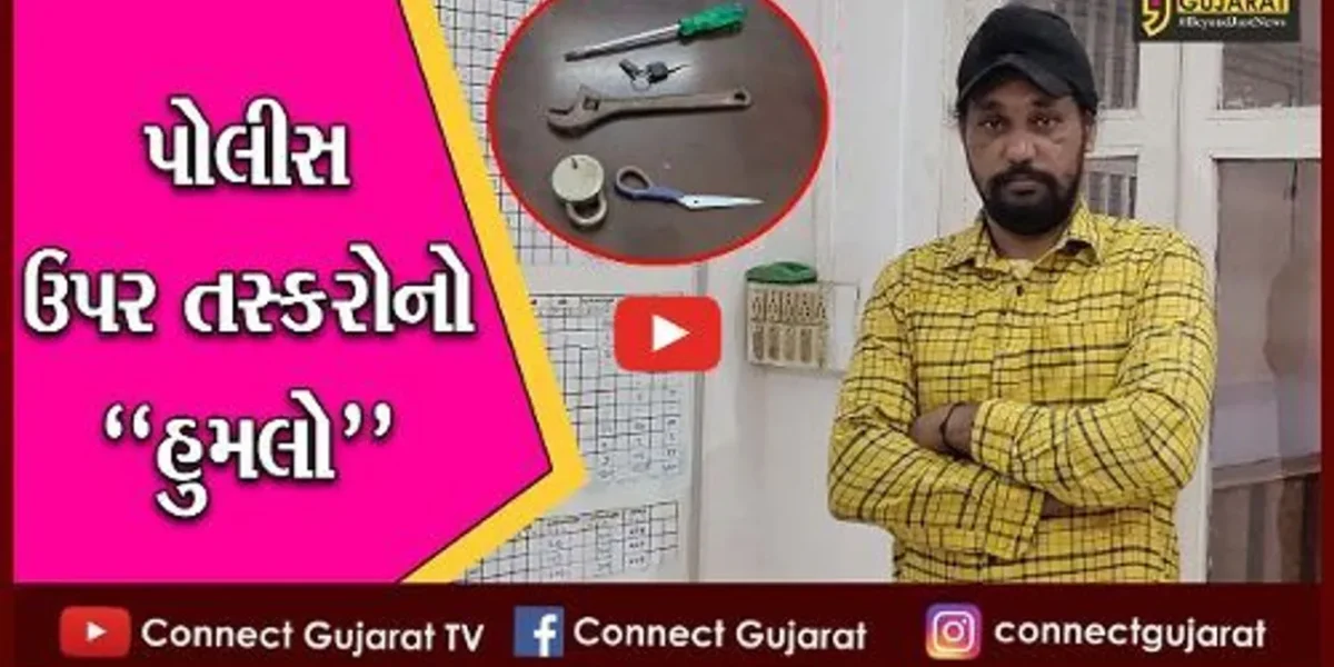 વડોદરા : પોલીસ ઉપર કરેલા હુમલા બાદ ઘરફોડિયો ઝડપાયો, અન્ય એક તસ્કર ફરાર..