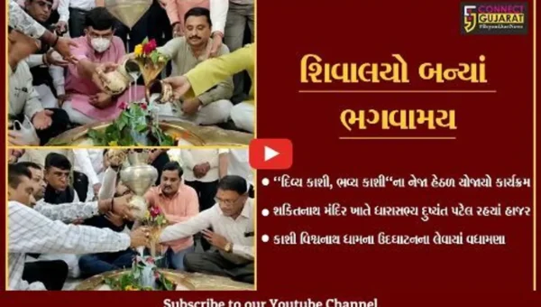ભરૂચ : શકિતનાથ મહાદેવ મંદિર ખાતે ભાજપના આગેવાનોએ કરી શિવપુજા