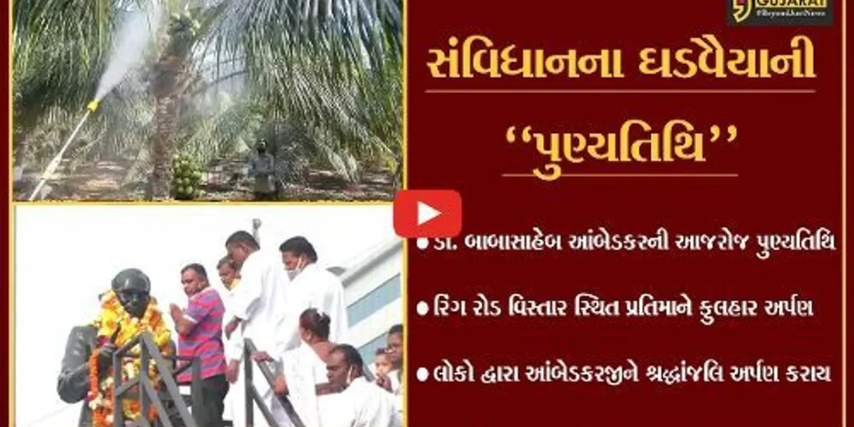 સુરત : ભારતીય સંવિધાનના ઘડવૈયા ડો.બાબાસાહેબ આંબેડકરની આજે પુણ્યતિથિ, ફુલહાર-શ્રદ્ધાંજલિ અર્પણ કરાય