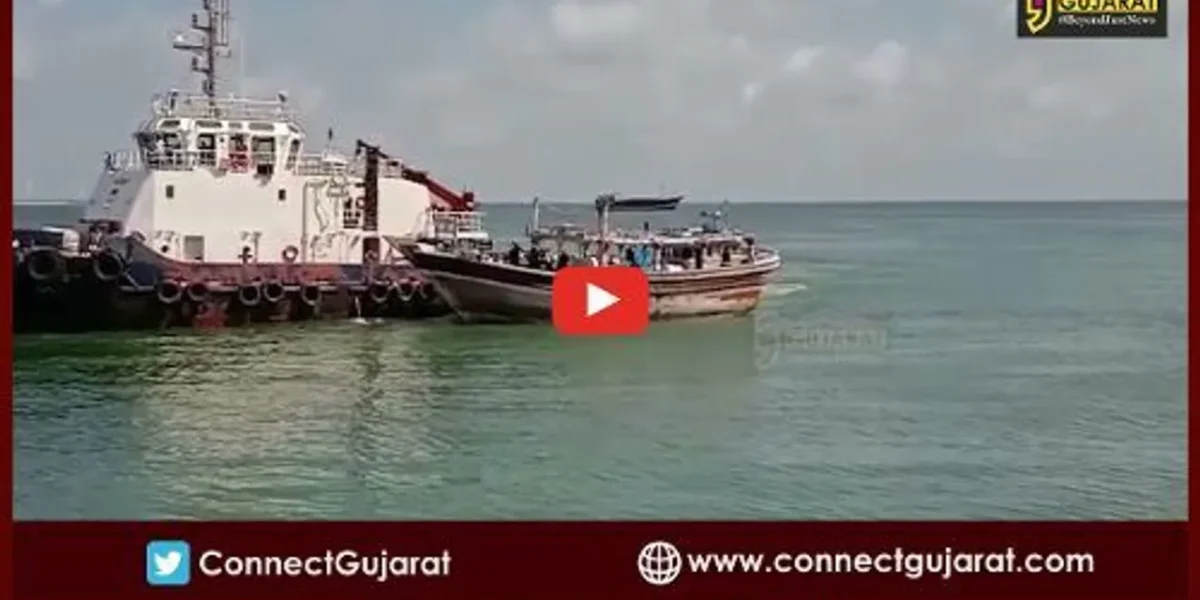 ગીર સોમનાથ : ભારે પવન-વરસાદના કારણે મધ દરિયે 15 બોટ ડૂબી, 15 લાપતા માછીમારમાંથી 4નો બચાવ